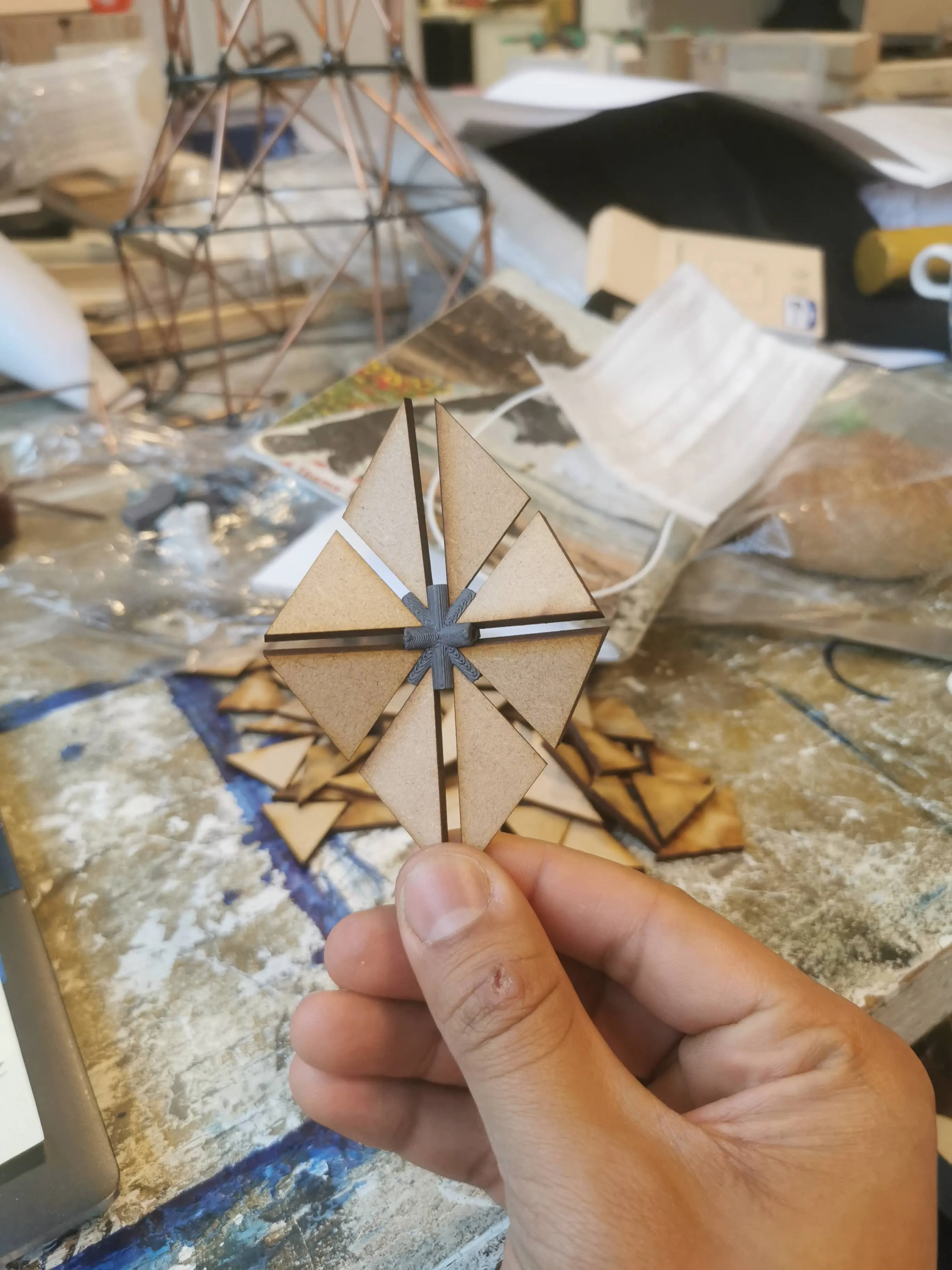 3d-print onderdeel vooraanzicht